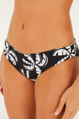 Off-White Graphic Palms Low Waist Reversible Full Bikini Bottom