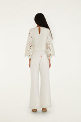 Twill Fringe Pocket Pants
