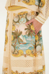 Sand Royal Sea Crochet Midi Skirt