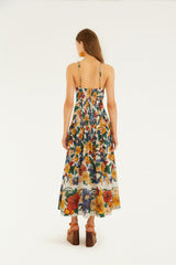 Off-White Tropi Embroidered Maxi Dress