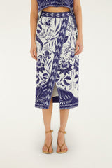 Off-White Nina Wrap Midi Skirt