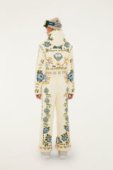 Off-White Winter Garden Hooded Belted Ski Jumpsuit