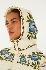 Off-White Winter Garden Hooded Belted Ski Jumpsuit