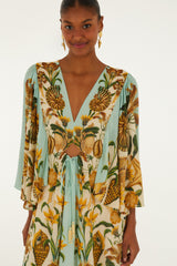 Sand Marine Garden Maxi Dress