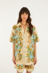 Soft Blue Marine Garden Shirt