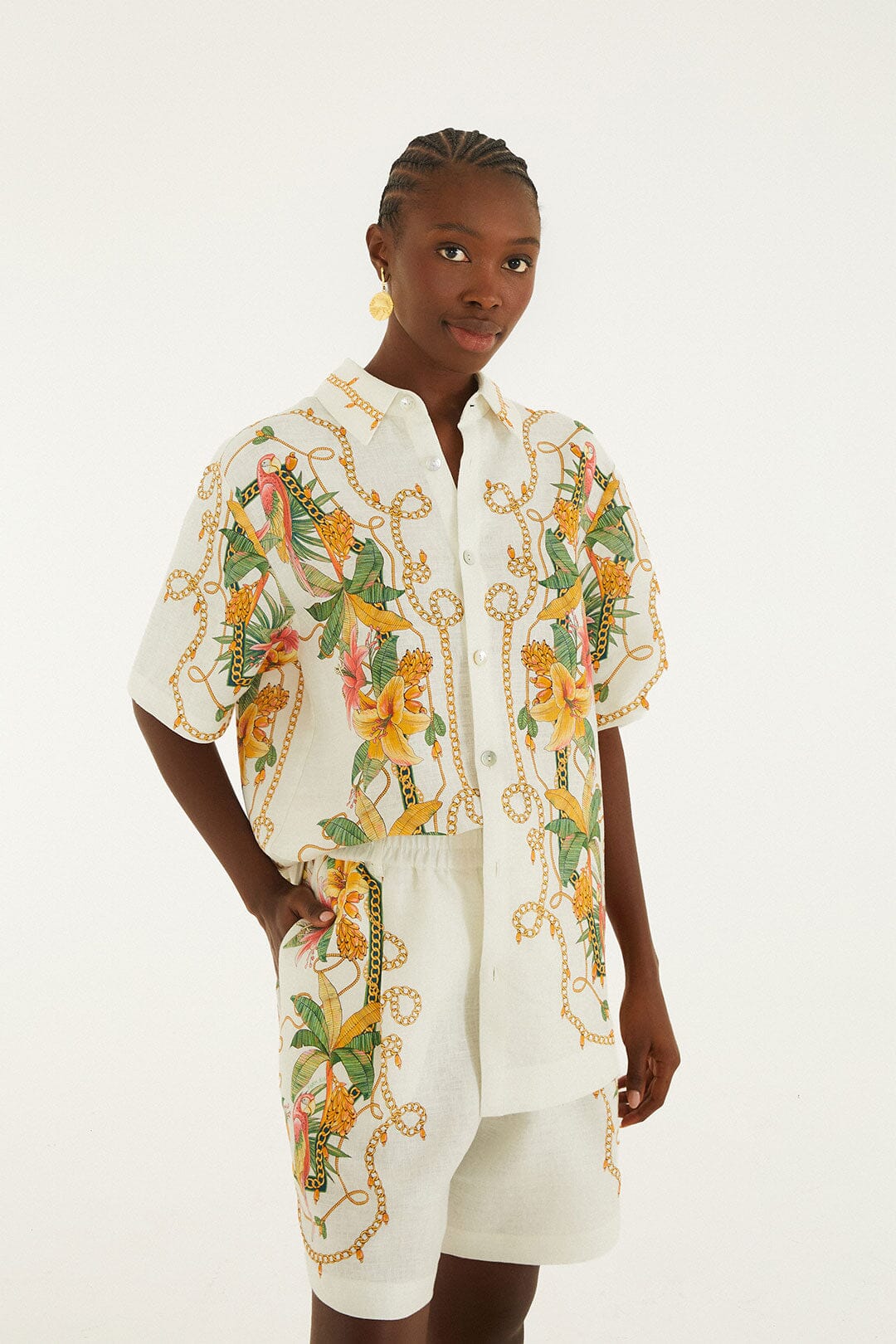 Off-White Tropical Royalty 3d Details  Shorts