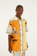 Multicolor Rio Souvenir Scarves Shirt