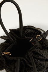 Raffia Flower Bag