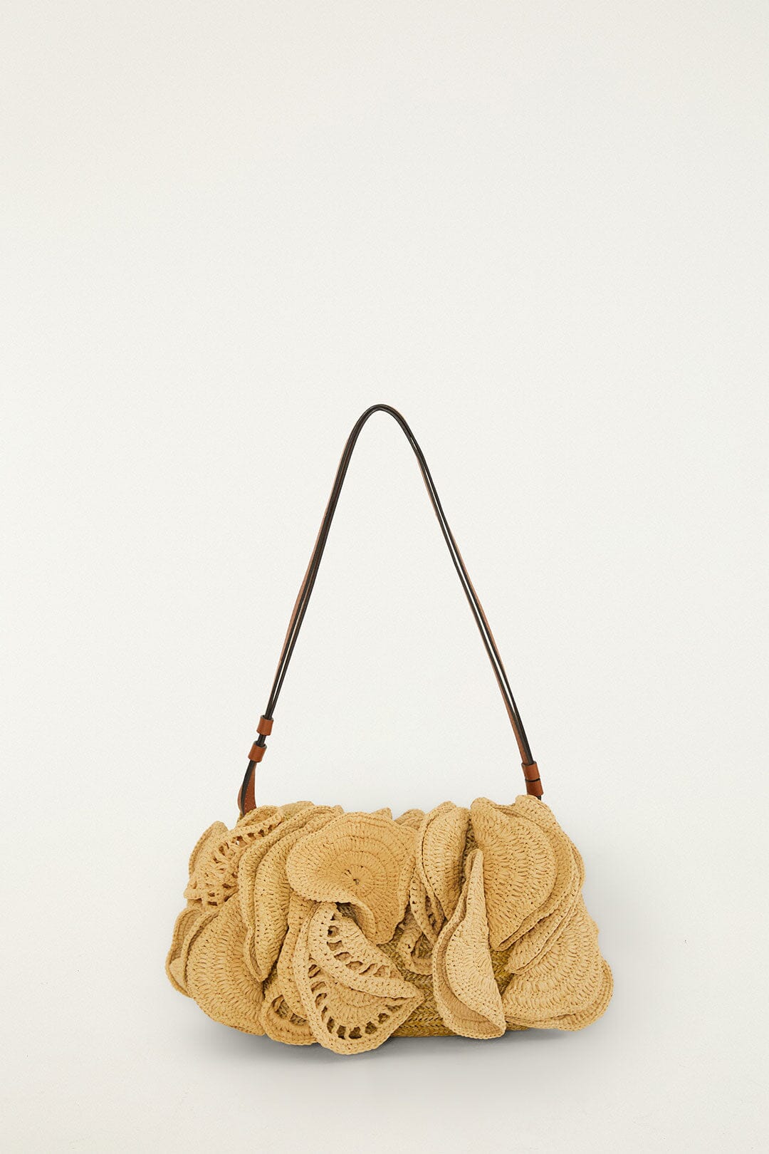 Raffia Flower Clutch