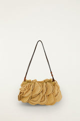 Raffia Flower Clutch