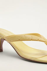 Yellow Rob Kitten Heeled Sandal