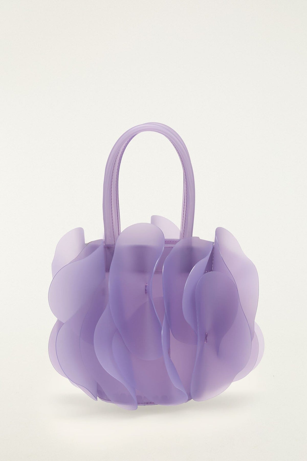 Purple Jelly Flower Bag