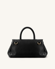 Evania U-Lock Top Handle Bag - Black
