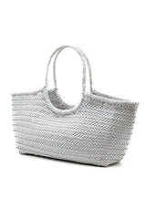 Dragon Diffusion Nantucket Large Woven Leather Tote