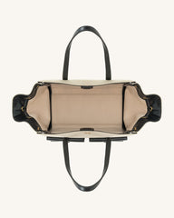 Linda Tote Bag - Black Canvas
