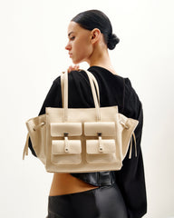 Linda Tote Bag - White