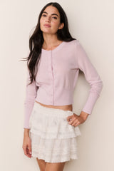Adeanne Pastel Wool Cardigan