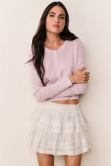 Adeanne Pastel Wool Cardigan