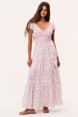Amandla Floral Cotton Maxi Dress