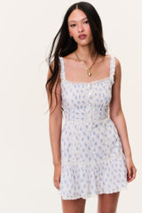 Andela Indigo Cloud Mini Dress