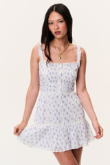 Andela Indigo Cloud Mini Dress