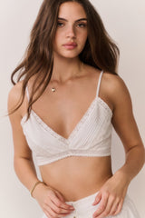 Ismene Cotton Victorian Bralette Top
