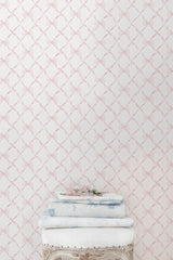 Baby Bow Faded Primrose Standard Wallpaper
