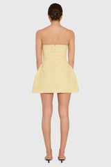 Strapless Bethany Romper in Crochet Lace