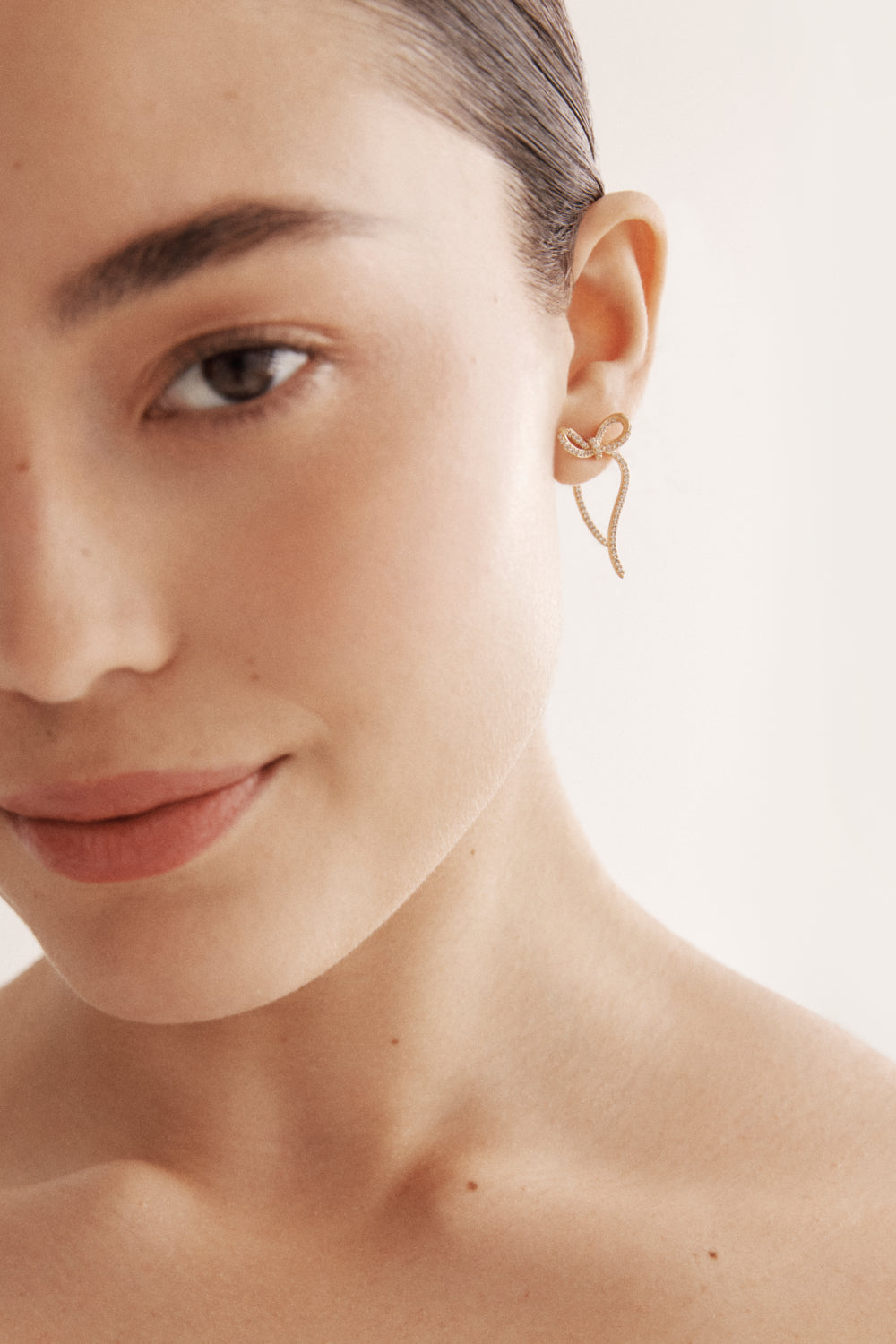 Bow Jacket Earrings