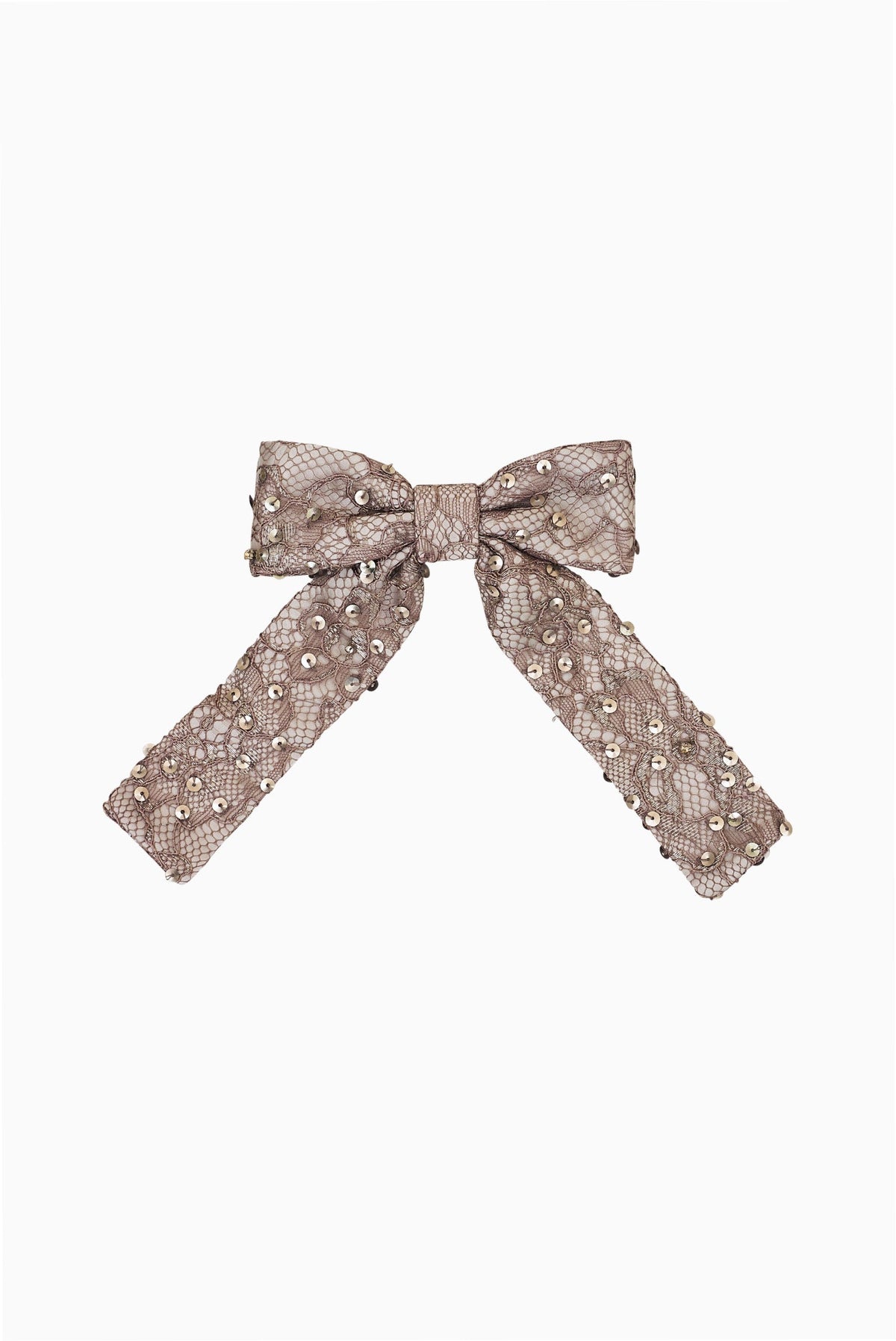 Balletta Sequin Lace Bow Barrette