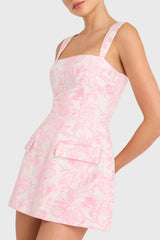 Bethany Romper in Toile Brocade
