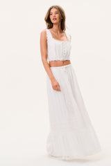 Brina Cotton Maxi Skirt