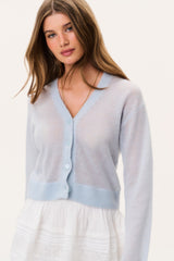 Breckie Sheer Alpaca Cardigan