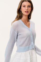 Breckie Sheer Alpaca Cardigan