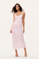 Castle Silk-Blend Floral Maxi Skirt