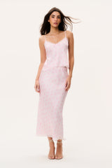 Castle Silk-Blend Floral Maxi Skirt