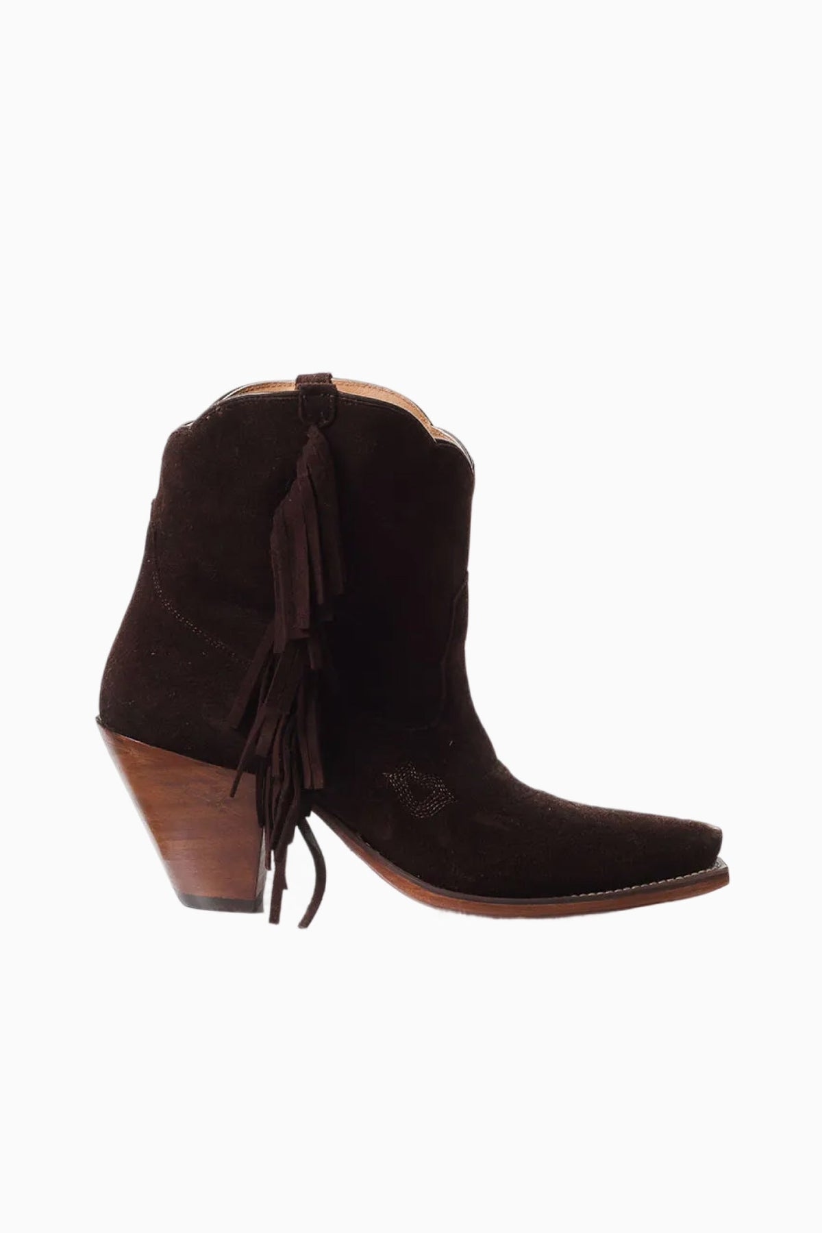 Besita The Spirit Fringe Suede Booties