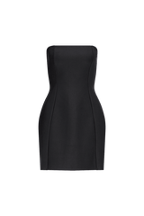 CURAAE Abbey Strapless Mini Dress in Black