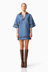CURAAE Rhea Denim Shirt Dress