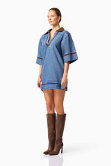 CURAAE Rhea Denim Shirt Dress