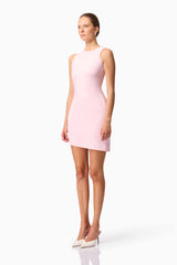 CURAAE Zahara Mini Dress in Pink