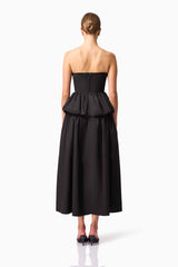 CURAAE Delia Top & Skirt Set in Black