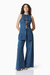 CURAAE Clara Sleeveless Denim Set