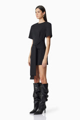 CURAAE Noa Mini Dress In Black