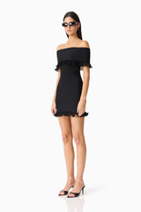 CURAAE Catiana Mini Dress in Black