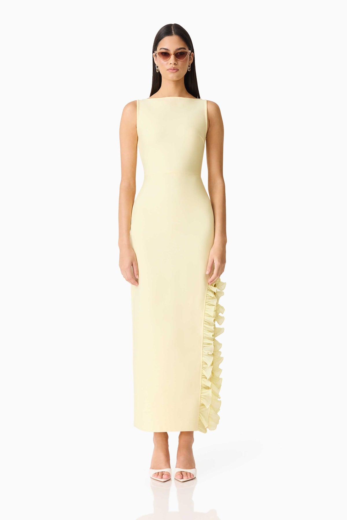CURAAE Catiana Maxi Dress in Yellow