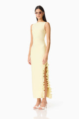 CURAAE Catiana Maxi Dress in Yellow