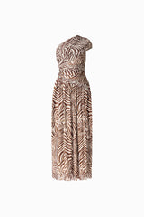 CURAAE Arabelle Maxi Dress in Zebra Print