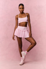 Cadelle Printed Sports Bra - TICKLED PINK