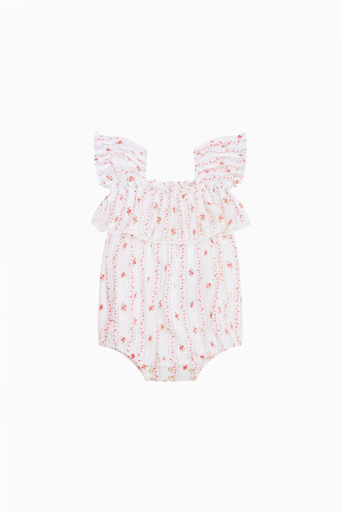 Baby Cherry Stripe Carlita Pinafore